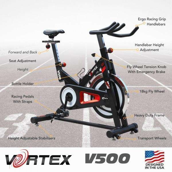 Vortex V500 Performance Home Spin Bike